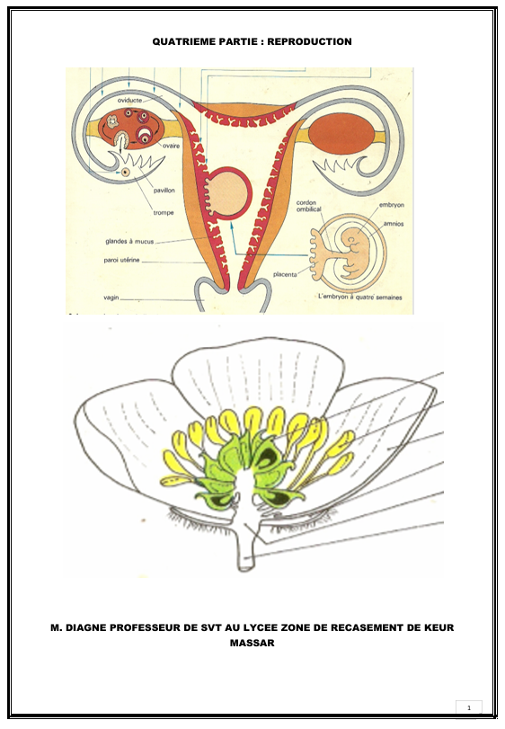 FASCICULE REPRODUCTION